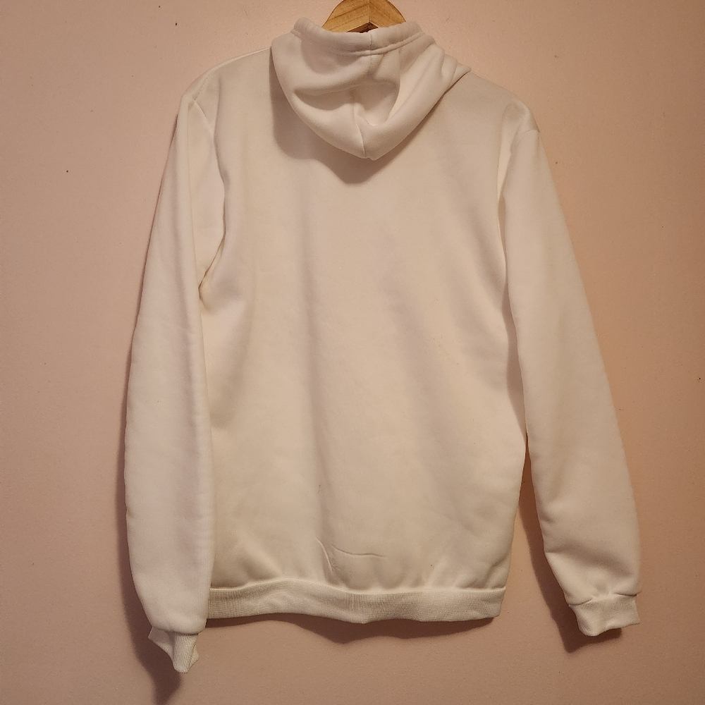 Sailor Moon Anime Graphic Pullover Hoodie White Sweatshirt Kawaii Cute Size M - Picture 3 of 4